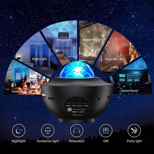 Galaxy Ocean Light Projector