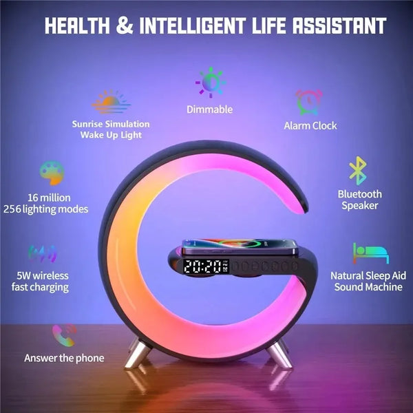 Digital Led Wireless Charging Speaker